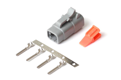 Haltech Male Deutsch DTM-4 Connector 7.5 Amp Plug & Pins Haltech