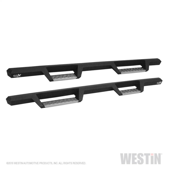 Westin 09-18 RAM 1500 Quad Cab HDX Stainless Drop Nerf Step Bars - Tex. Blk Westin