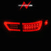 ANZO 11-13 Jeep Grand Cherokee LED Taillights w/ Lightbar Black Housing/Smoke Lens 4pcs ANZO