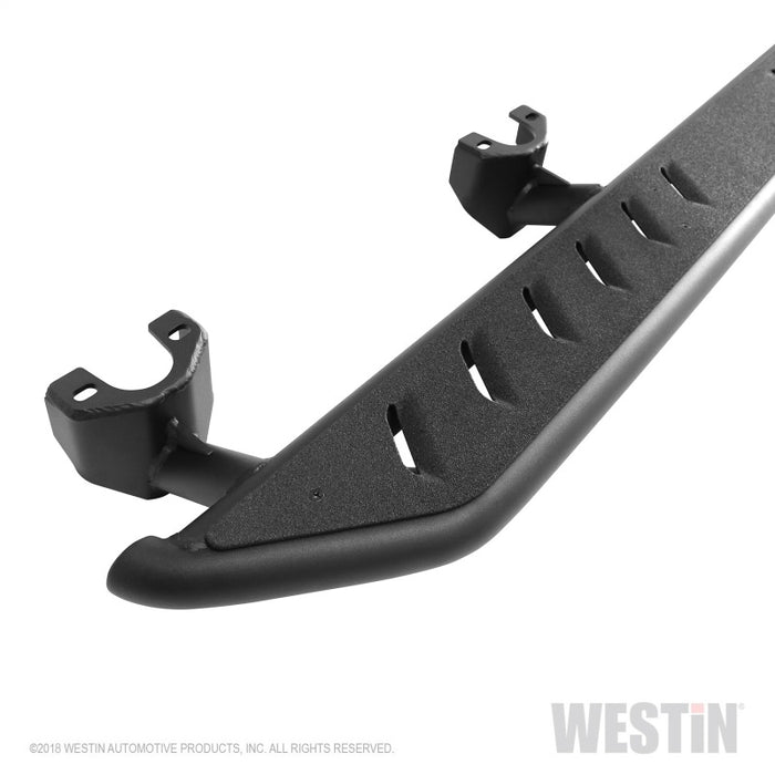 Westin/Snyper 2018+ Jeep Wrangler JL Unlimited 4DR Triple Tube Rock Rail Steps - Textured Black Westin