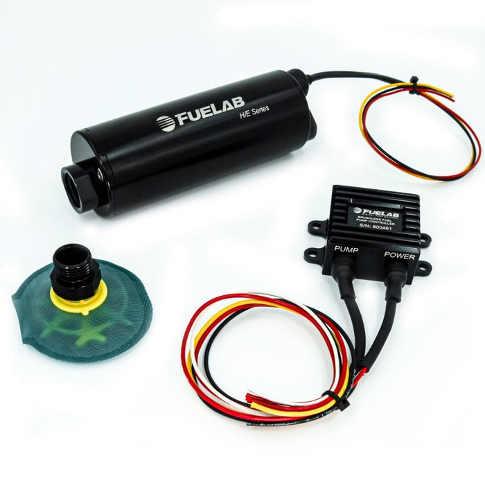 Fuelab In-Tank Twin Screw Brushless Fuel Pump Kit w/Remote Mount Controller/65 Micron - 400 LPH Fuelab