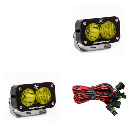 Baja Designs S2 Pro Wide Cornering Pair - LED Amber Baja Designs
