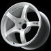 Advan TC4 18x8.5 +45 5-114.3 White Metallic & Ring Wheel Advan