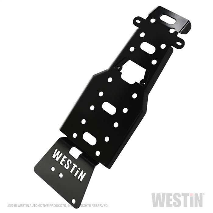 Westin/Snyper 07-11 Jeep Wrangler Transmission Pan Skid Plate - Textured Black Westin