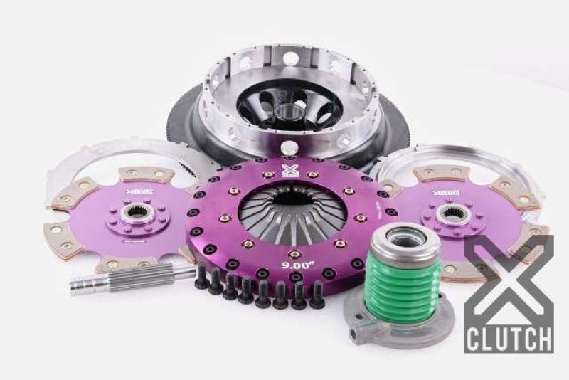 XClutch 18-24 Ford Mustang GT 5.0L 9in Twin Solid Ceramic Clutch Kit XCLUTCH