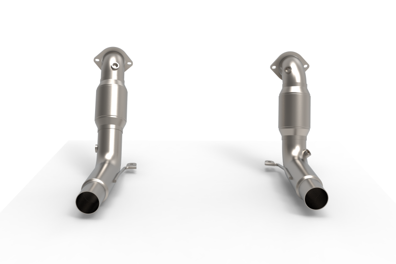 Kooks 20-24 Ford Exployer ST/Aviator 3in x 2-1/2in Stainless Steel GREEN Catted Downpipes Kooks Headers