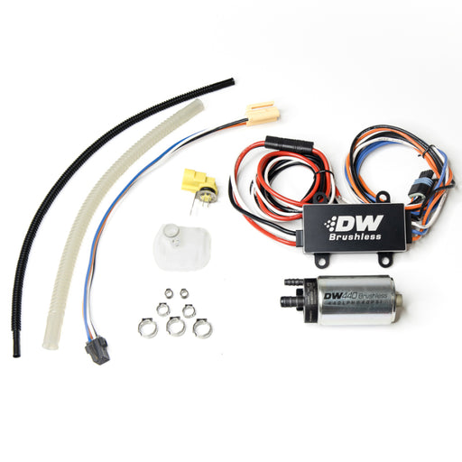 DeatschWerks 03-13 Chevy Corvette 440lph InTank Brushless Fuel Pump w/9-0909 Instl kit/C102 Contrllr DeatschWerks