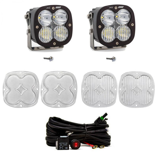 Baja Designs 2021+ Ford Bronco A Piller Light Kit XL80 D/C Baja Designs