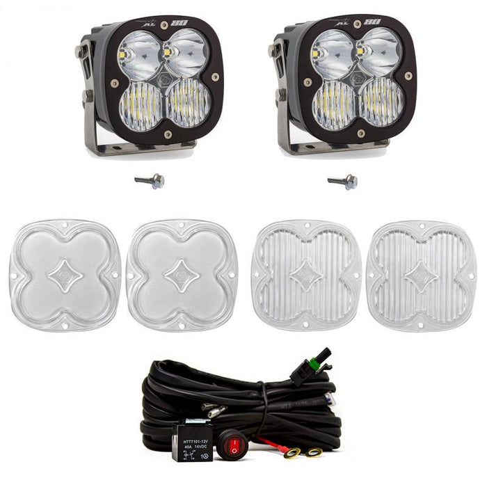 Baja Designs 2021+ Ford Bronco A Piller Light Kit XL80 D/C Baja Designs