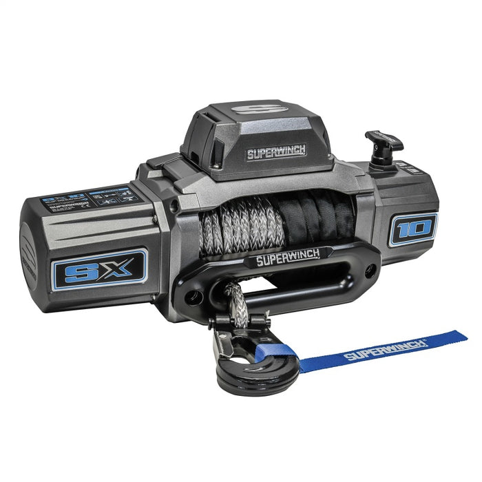 Superwinch 10000 LBS 12V DC 3/8in x 80ft Synthetic Rope SX 10000 Winch Superwinch