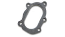 Vibrant GT25R / GT28R Discharge Flange with Oval Outlet (5 Bolt) Mild Steel 1/2in Thick Vibrant