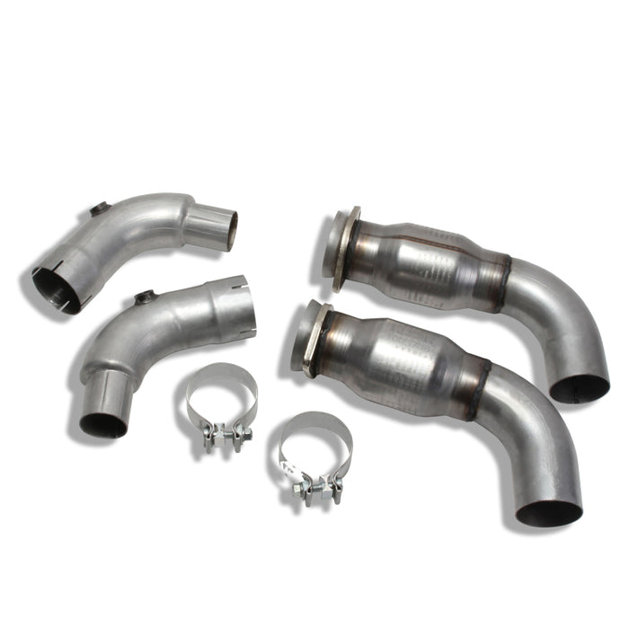 BBK 15-20 Ford Mustang GT 3in Short Mid Pipe Kit w/Cats (Use LT Header 1633/16330/1856/18560) BBK