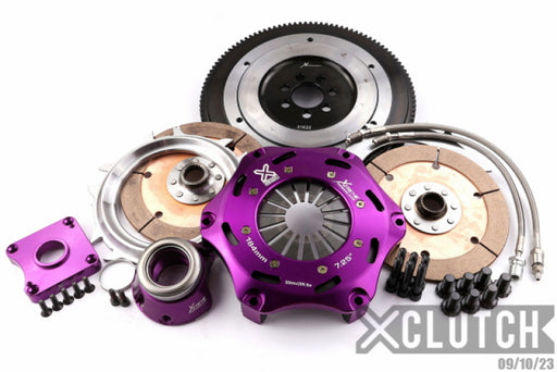 XClutch 07-17 Mitsubishi Lancer EVO X 2.0L 7.25in Twin Solid Ceramic Clutch Kit XCLUTCH