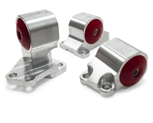 Innovative 92-95 Civic B/D Series Black Aluminum Mounts Solid Bushings (Auto to Manual Hydro 2 Bolt) Innovative Mounts