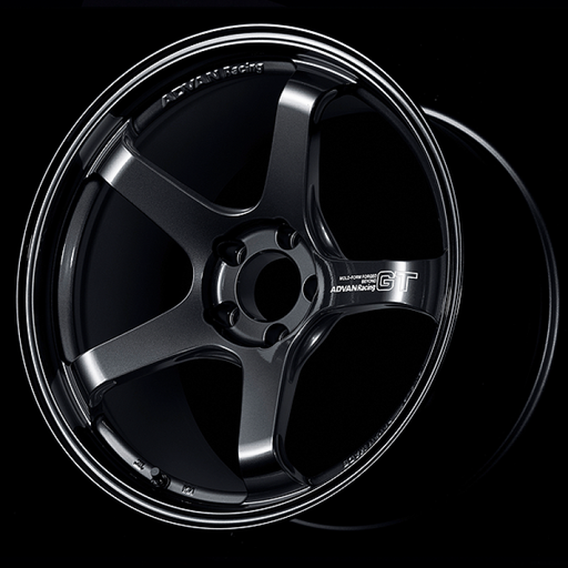 Advan GT Beyond 19x10.0 +25 5-114.3 Racing Titanium Black Wheel Advan