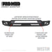 Westin  2019 Dodge Ram 1500 ( Excludes 1500 Classic & Rebel Models )  Pro-Mod Front Bumper Westin