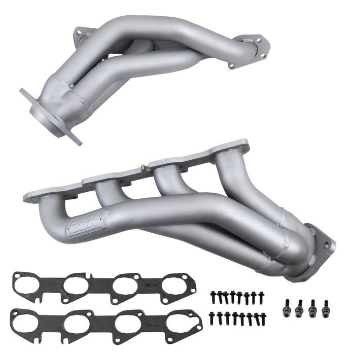 BBK 05-10 Dodge Hemi 6.1L Shorty Tuned Length Exhaust Headers - 1-7/8in Titanium Ceramic BBK