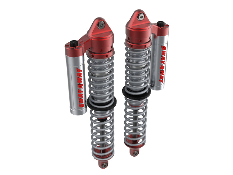 aFe 17-19 Polaris RZR 925/1000cc Sway-A-Way 2.5 Front Coilover Kit w/ PB Reservoirs and Comp Adj aFe
