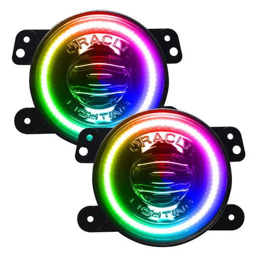 Oracle Jeep Wrangler JK/JL/JT High Performance W LED Fog Lights - ColorSHIFT - Dynamic SEE WARRANTY ORACLE Lighting