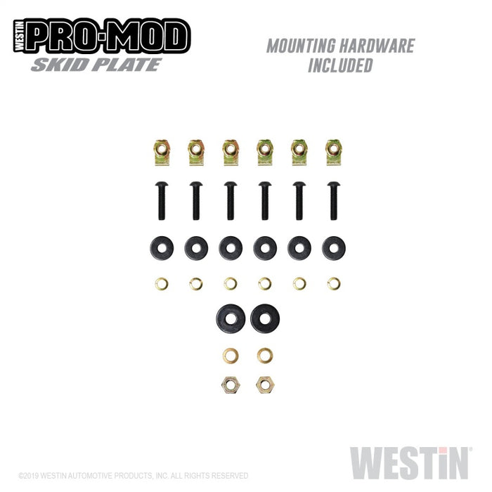 Westin 15-20 Chevrolet Colorado Pro-Mod Skid Plate - Tex. Blk Westin