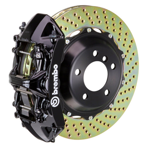 Brembo 12-14 328i (Excl. xDrive/M-Sport Brakes) Fr GT BBK 6 Pist Cast 355x32 2pc Rotor Drill-Black Brembo