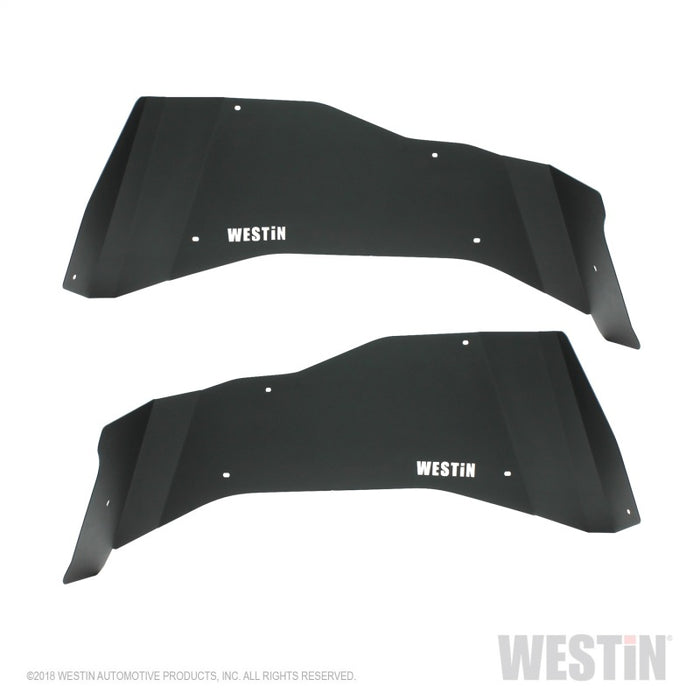Westin 07-18 Jeep Wrangler JK Inner Fenders - Rear - Textured Black Westin