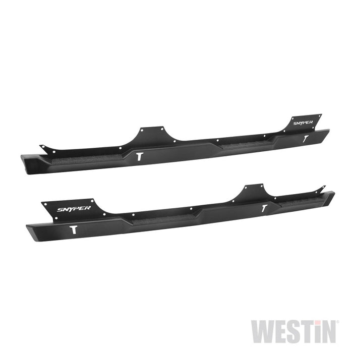 Westin/Snyper 07-17 Jeep Wrangler Unlimited Rock Slider Steps - Textured Black Westin