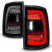 ANZO 09-18 Dodge Ram 1500 Sequential LED Taillights Smoke Black ANZO