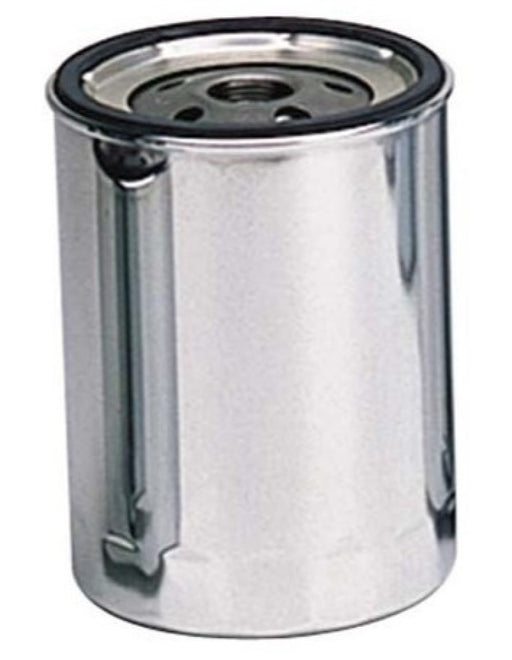 Moroso Chevrolet 13/16in Thread 5-1/4in Tall Oil Filter - Chrome Moroso