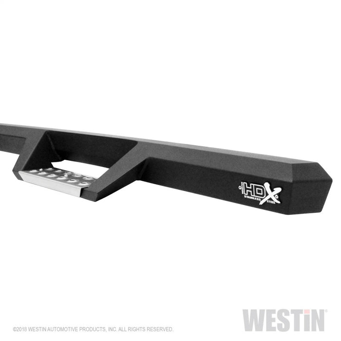 Westin 07-21 Toyota Tundra CrewMax HDX Stainless Drop Nerf Step Bars - Tex. Blk Westin