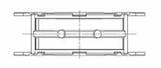 ACL 03+ Ford/Mazda 4 2.0L/2.3L DOHC Duratec Standard Size Race Series Main Bearing Set ACL