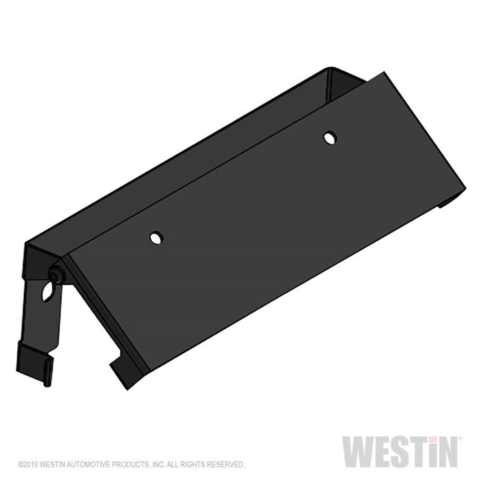 Westin Winch Mount License Plate Re-locator - Black Westin