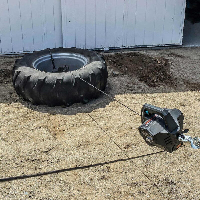 Superwinch Hand Hauler 1000 Winch 24 VDC 1000 lbs Line Pull Soft Shackle Rope End Safely Superwinch