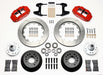 Wilwood Narrow Superlite 6R Front Hub Kit 14.00in Red 74-80 Pinto/Mustang II Disc Spindle only