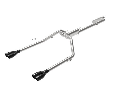 aFe Vulcan Series 3in-2-1/2in 304 SS Cat-Back 2020 Jeep Gladiator (JT) V6-3.6L w/ Black Tips aFe