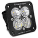 Baja Designs Squadron Sport Driving/Combo Pattern Flush Mount Black LED Light Pod - Clear Baja Designs