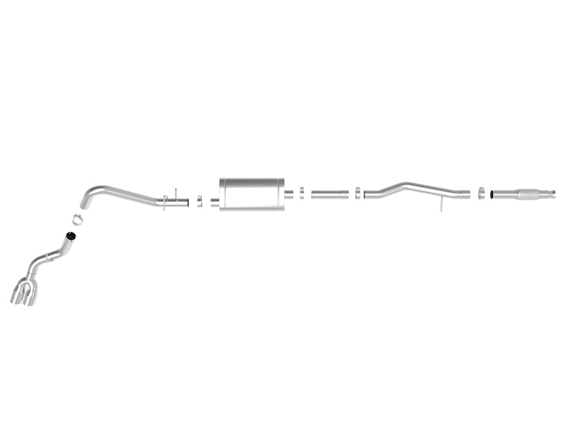 aFe Vulcan Series 3in 304SS Exhaust Cat-Back w/Pol Tip 2019 GM Silverado/Sierra 1500 V6-4.3L/V8-5.3L aFe