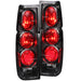 ANZO 1986-1997 Nissan Hardbody Taillights Black ANZO