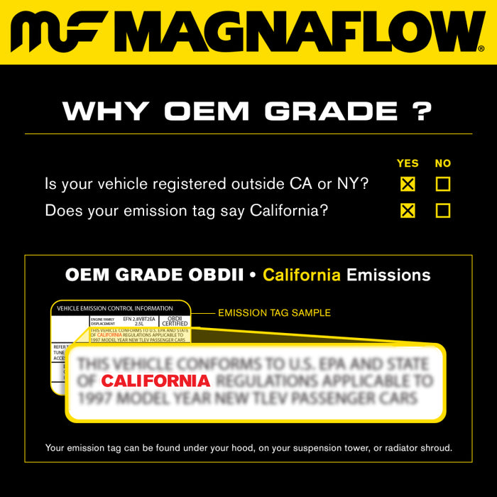MagnaFlow Conv DF 96-98 Grand AM 2.4L M/T Magnaflow