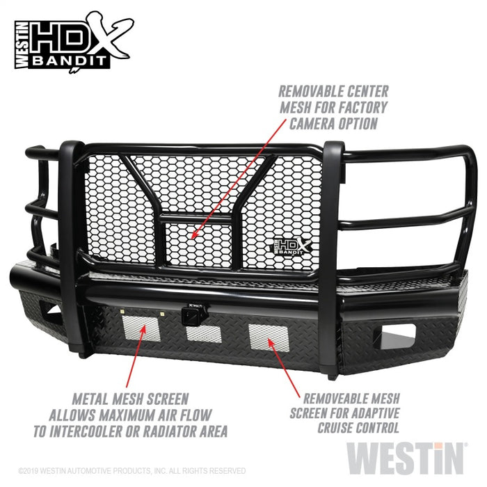 Westin/HDX Bandit 17-19 Ford F-250 / F-350 Front Bumper - Textured Black Westin