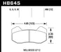 Hawk Wilwood 6712 Calipers DTC-50 Brake Pads Hawk Performance