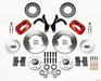 Wilwood Forged Dynalite Front Kit 11.00in Red 55-57 Chevy