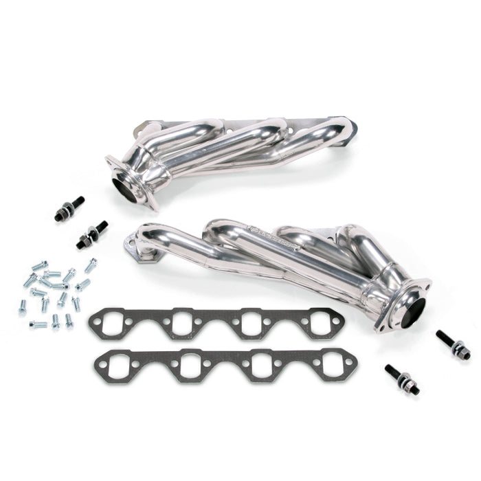 BBK 79-93 Mustang 5.0 Shorty Unequal Length Exhaust Headers - 1-5/8 Silver Ceramic BBK