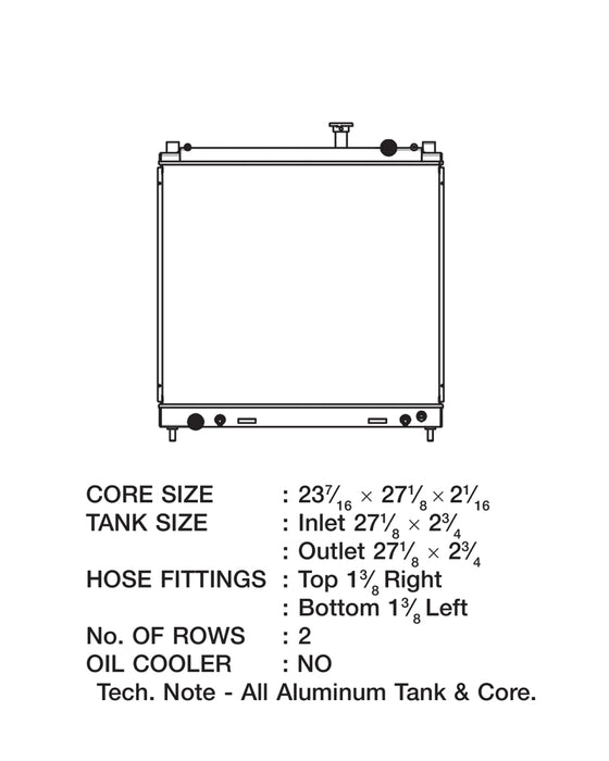 CSF 04-15 Nissan Titan Armada Radiator CSF