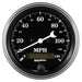 Auto Meter Gauge Speedo. 3 3/8in 120mph Elec. Prog. w/ LCD Odo Old Tyme Black AutoMeter