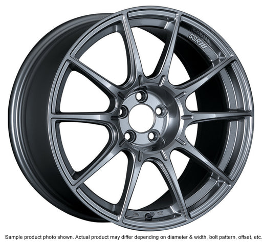 SSR GTX01 19x10.5 5x114.3 22mm Offset Dark Silver Wheel Evo X / G35 / 350z / 370z SSR
