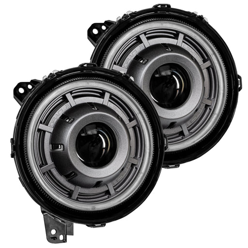 Oracle Jeep Wrangler JL Oculus Bi-LED Projector Headlights- Graphite Metallic - 5500K SEE WARRANTY ORACLE Lighting