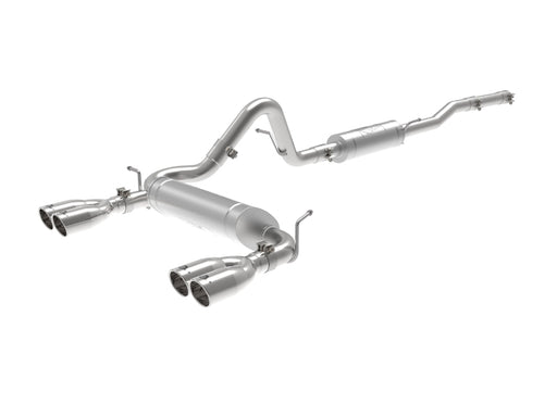 aFe Vulcan Series 2.5in 304SS Cat-Back Exhaust 07-18 Jeep Wrangler (JK) V6-3.6/3.8L w/ Polished Tips aFe