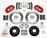 Wilwood Narrow Superlite 6R Front Hub Kit 12.88in Red 70-78 Camaro (*Line Kit Needed*)