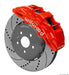 Wilwood SX6R Front Brake Kit 15in SRP Drilled/Slotted Rotor - Red